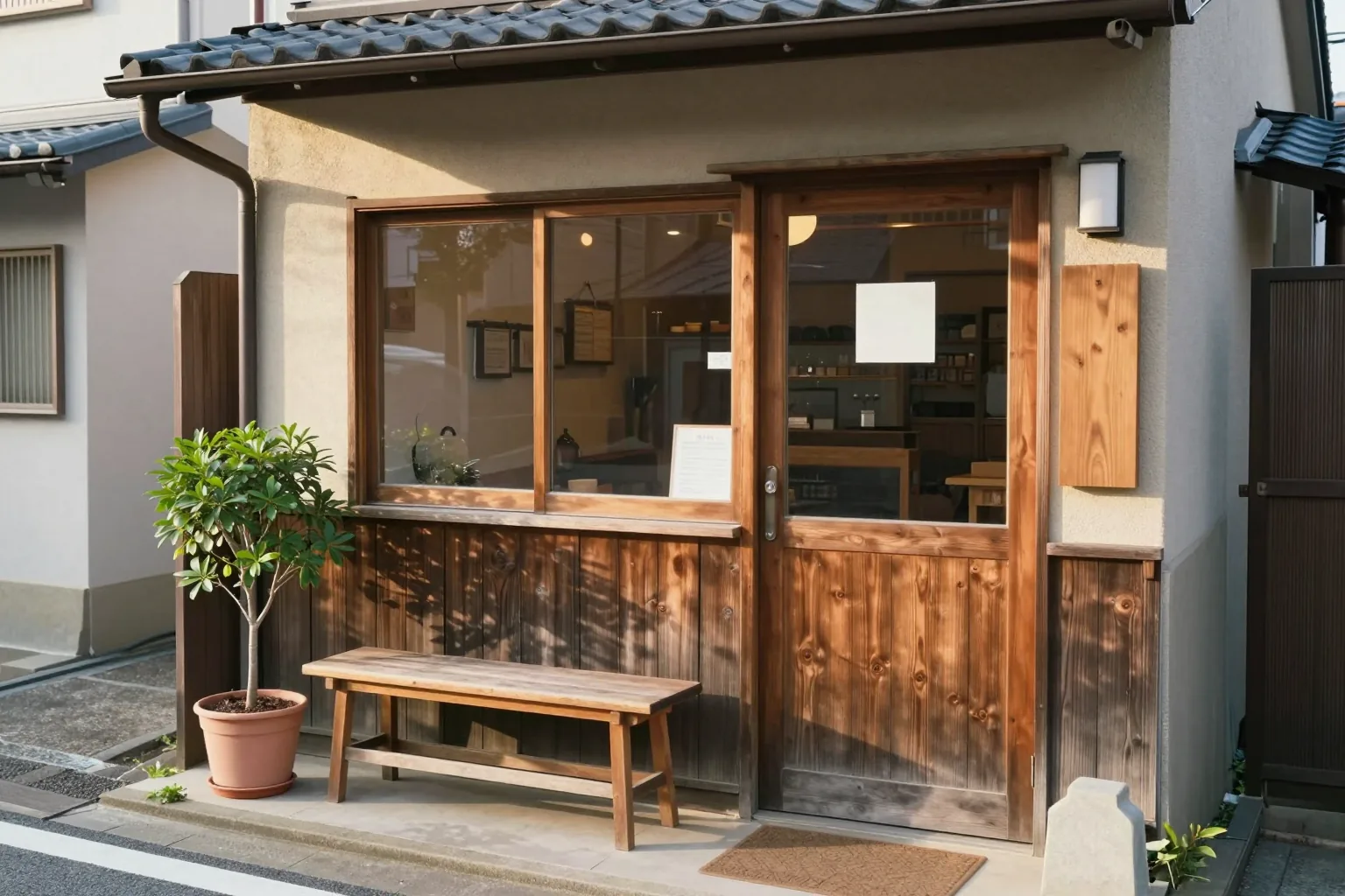 こむぎ時計の店の外観