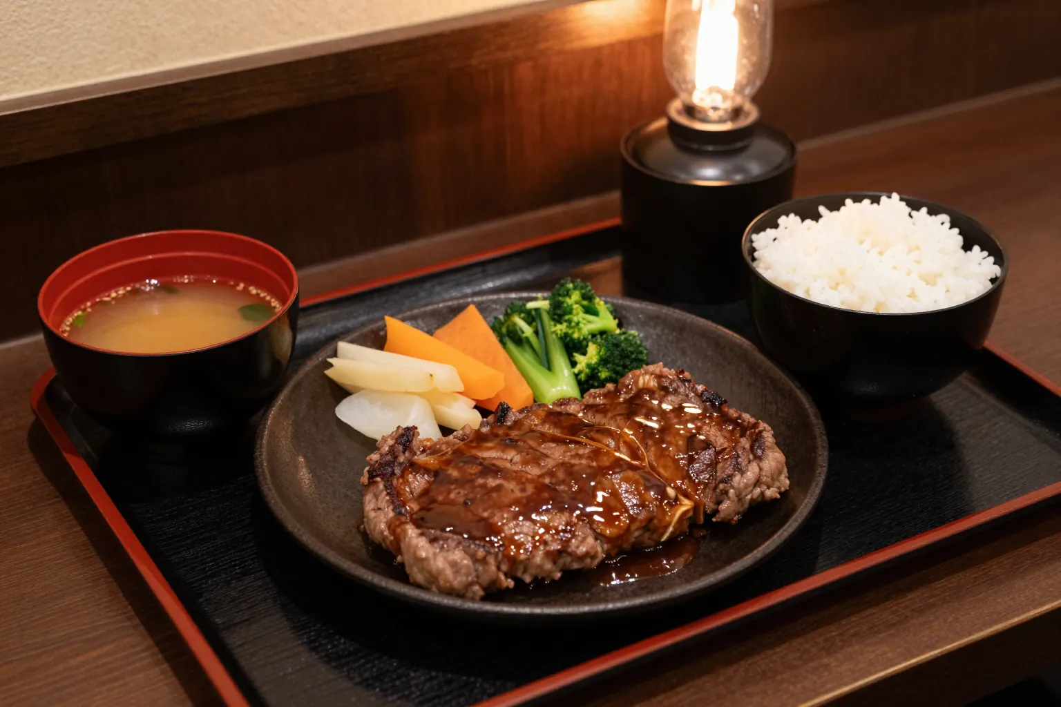 ハンバーグ定食